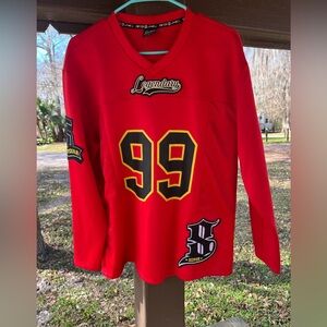SWITCH REMARKABLE STATE CHAMPIONS LONG SLEEVE GRAPHIC HOCKEY JERSEY Size Medium